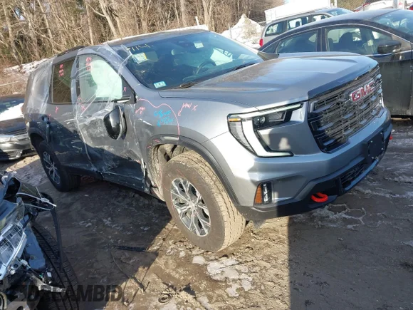 ✅ 2025 GMC Acadia AWD AT4 • VIN: 1GKENPRS1SJ256489 • Lot: 44181088. Wystawiony na IAAI z przebiegiem 7 480 mil. Bezpłatny archiwum sprzedaży aukcyjnych z USA i szczegółowy raport historii pojazdu na DreamBid. Zdjęcie 1.