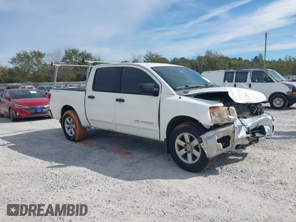 ✅ 2011 Nissan Titan SV • VIN: 1N6BA0ED3BN307666 • Lot: 44238037. Listed on IAAI with 177,836 mi. Free auction sales archive from the USA and detailed vehicle history report at DreamBid. Image 1.