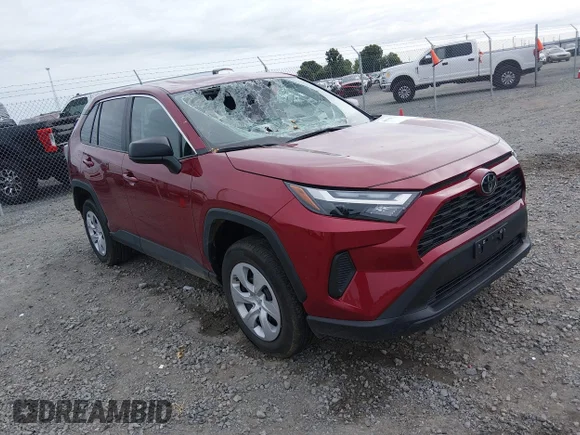 ✅ 2025 Toyota RAV4 LE • VIN: 2T3H1RFV7SW385630 • Лот: 45384200. Опубликован ранее на IAAI с пробегом 18 052 миль. Бесплатный доступ к архиву аукционных продаж из США и подробный отчёт об истории автомобиля на DreamBid. Изображение 1.