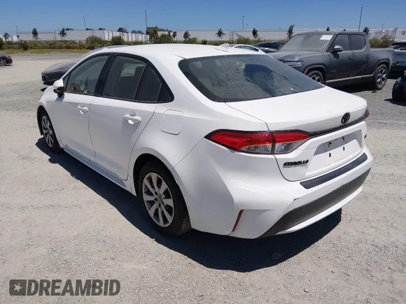 ✅ 2022 Toyota Corolla LE • VIN: JTDEPMAE0N3015901 • Lot: 45357531. Listed on IAAI with 217,401 mi. Free auction sales archive from the USA and detailed vehicle history report at DreamBid. Image 3.