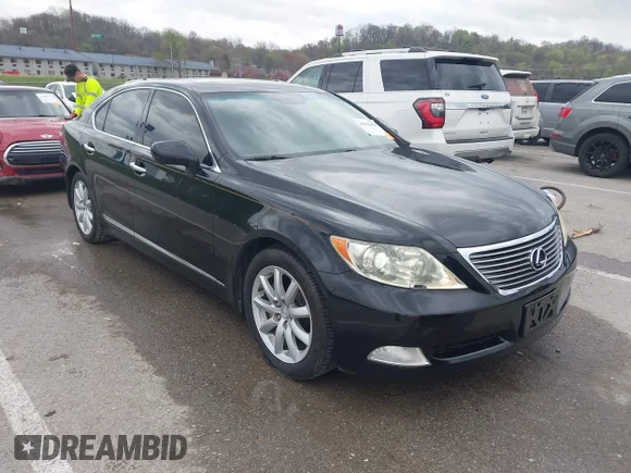 ✅ 2008 Lexus LS 460 • VIN: JTHBL46F285073189 • Lot: 41920458. Listed on IAAI with 103,224 mi. Free auction sales archive from the USA and detailed vehicle history report at DreamBid. Image 1.