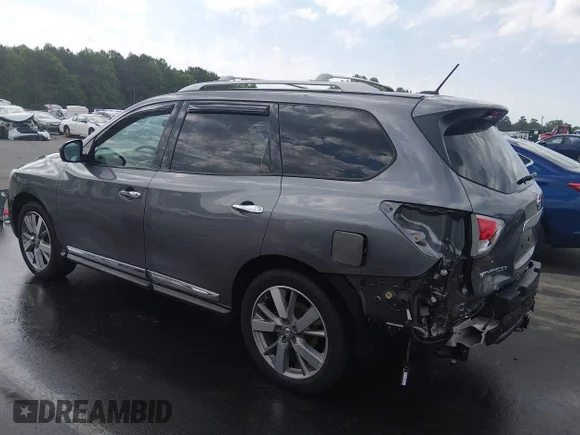 ✅ 2016 Nissan Pathfinder S • VIN: 5N1AR2MM4GC670884 • Lot: 45167940. Listed on IAAI with 120,708 mi. Free auction sales archive from the USA and detailed vehicle history report at DreamBid. Image 3.