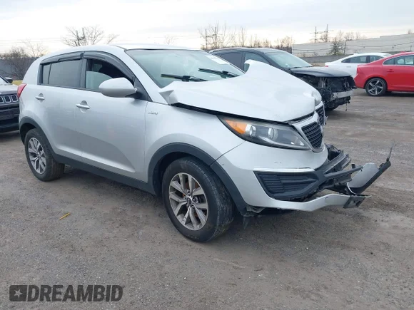 ✅ 2016 Kia Sportage LX • VIN: KNDPBCAC4G7832672 • Lot: 44580748. Listed on IAAI with 117,442 mi. Free auction sales archive from the USA and detailed vehicle history report at DreamBid. Image 1.