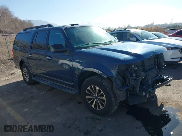 ✅ 2016 Ford Expedition Max King Ranch • VIN: 1FMJK1JT2GEF08573 • Lot: 44281300. Listed on IAAI with 148,842 mi. Free auction sales archive from the USA and detailed vehicle history report at DreamBid. Image 1.