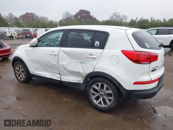 ✅ 2016 Kia Sportage LX • VIN: KNDPBCACXG7828349 • Lot: 43736541. Wystawiony na IAAI z przebiegiem 89 365 mil. Bezpłatny archiwum sprzedaży aukcyjnych z USA i szczegółowy raport historii pojazdu na DreamBid. Zdjęcie 6.