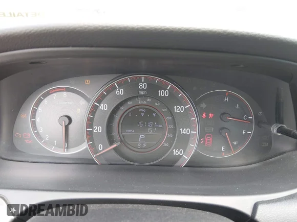 ✅ 2016 Honda Accord Sport • VIN: 1HGCR2F58GA017605 • Lot: 45314678. Listed on IAAI with 151,181 mi. Free auction sales archive from the USA and detailed vehicle history report at DreamBid. Image 7.