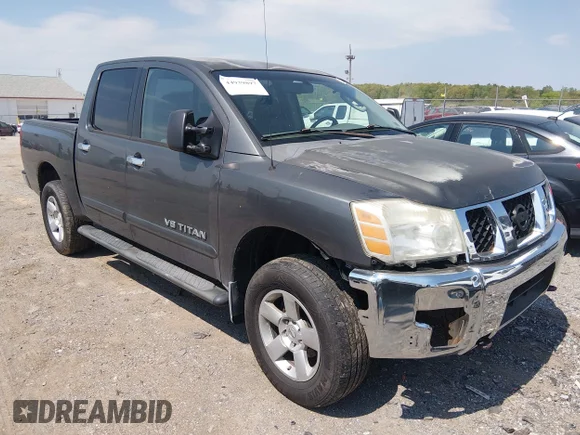 ✅ 2006 Nissan Titan LE • VIN: 1N6BA07B96N536158 • Лот: 44939897. Опубликован ранее на IAAI с пробегом 144 501 миль. Бесплатный доступ к архиву аукционных продаж из США и подробный отчёт об истории автомобиля на DreamBid. Изображение 1.