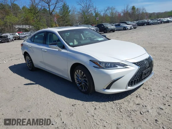 ✅ 2025 Lexus ES 300h Luxury • VIN: 58AEA1C10SU060227 • Lot: 44974039. Wystawiony na IAAI z przebiegiem 17 434 mil. Bezpłatny archiwum sprzedaży aukcyjnych z USA i szczegółowy raport historii pojazdu na DreamBid. Zdjęcie 1.