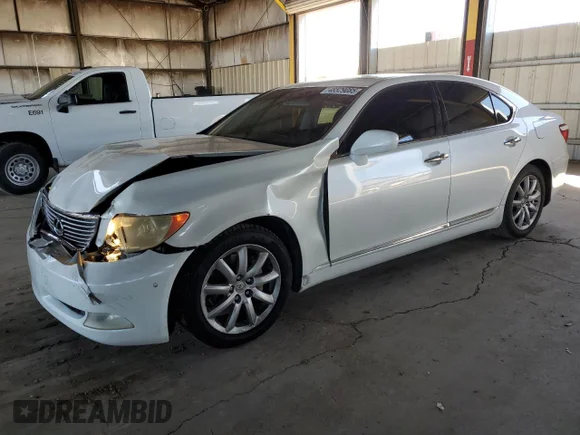 ✅ 2007 Lexus LS 460 • VIN: JTHBL46F075022398 • Lot: 48529085. Listed on Copart with 167,027 mi. Free auction sales archive from the USA and detailed vehicle history report at DreamBid. Image 1.