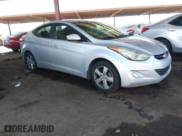 ✅ 2013 Hyundai Elantra GLS • VIN: KMHDH4AE4DU586448 • Lot: 44671641. Listed on IAAI with 197,678 mi. Free auction sales archive from the USA and detailed vehicle history report at DreamBid. Image 1.
