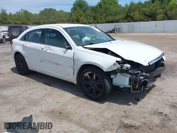 ✅ 2013 Chrysler 200 Touring • VIN: 1C3CCBBB8DN694495 • Lot: 45198288. Listed on IAAI with 196,687 mi. Free auction sales archive from the USA and detailed vehicle history report at DreamBid. Image 1.