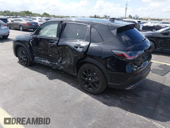 ✅ 2025 Honda HR-V Sport • VIN: 3CZRZ1H55SM711500 • Lot: 45165223. Listed on IAAI with 18,617 mi. Free auction sales archive from the USA and detailed vehicle history report at DreamBid. Image 3.