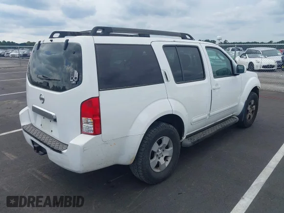 ✅ 2007 Nissan Pathfinder S • VIN: 5N1AR18W67C607548 • Lot: 43286643. Wystawiony na IAAI z przebiegiem 173 490 mil. Bezpłatny archiwum sprzedaży aukcyjnych z USA i szczegółowy raport historii pojazdu na DreamBid. Zdjęcie 4.