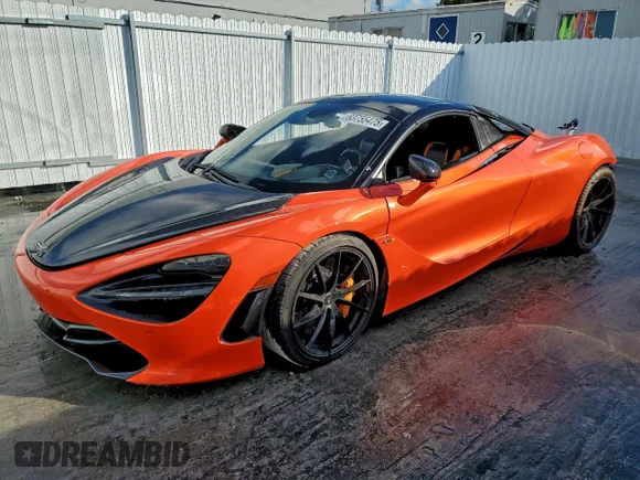 ✅ 2021 McLaren 720S • VIN: SBM14FCA7MW006002 • Lot: 93755475. Listed on Copart with Not provided. Free auction sales archive from the USA and detailed vehicle history report at DreamBid. Image 1.
