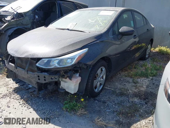 ✅ 2019 Chevrolet Cruze LS • VIN: 1G1BC5SM7K7152454 • Lot: 45456887. Listed on IAAI with 143,895 mi. Free auction sales archive from the USA and detailed vehicle history report at DreamBid. Image 2.