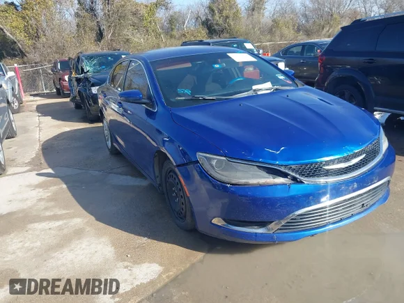 ✅ 2015 Chrysler 200 Limited • VIN: 1C3CCCAB7FN609687 • Lot: 41716895. Wystawiony na IAAI z przebiegiem 204 398 mil. Bezpłatny archiwum sprzedaży aukcyjnych z USA i szczegółowy raport historii pojazdu na DreamBid. Zdjęcie 1.