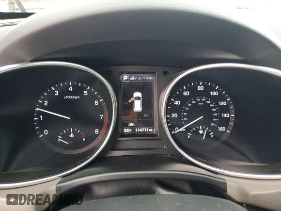 ✅ 2017 Hyundai Santa Fe SE Ultimate • VIN: KM8SRDHF5HU181658 • Lot: 51556926. Listed on Copart with 114,711 mi. Free auction sales archive from the USA and detailed vehicle history report at DreamBid. Image 9.