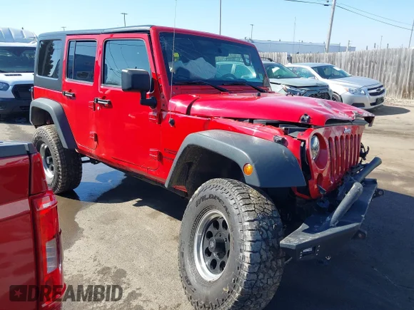 ✅ 2013 Jeep Wrangler Unlimited Sport • VIN: 1C4BJWDG1DL704549 • Лот: 44529561. Опубликован ранее на IAAI с пробегом 117 248 миль. Бесплатный доступ к архиву аукционных продаж из США и подробный отчёт об истории автомобиля на DreamBid. Изображение 1.