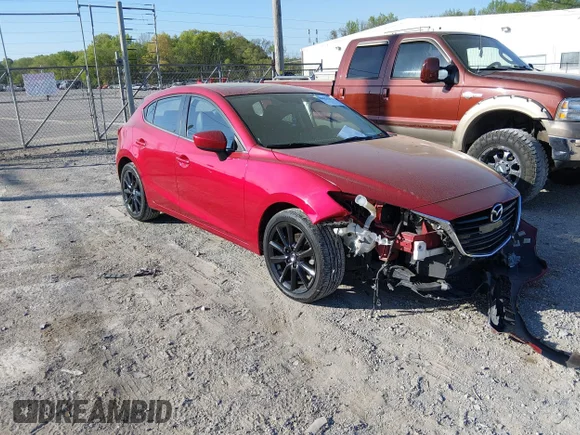 ✅ 2016 Mazda 3 S Touring • VIN: JM1BM1M3XG1347816 • Lot: 44751272. Listed on IAAI with 131,877 mi. Free auction sales archive from the USA and detailed vehicle history report at DreamBid. Image 1.