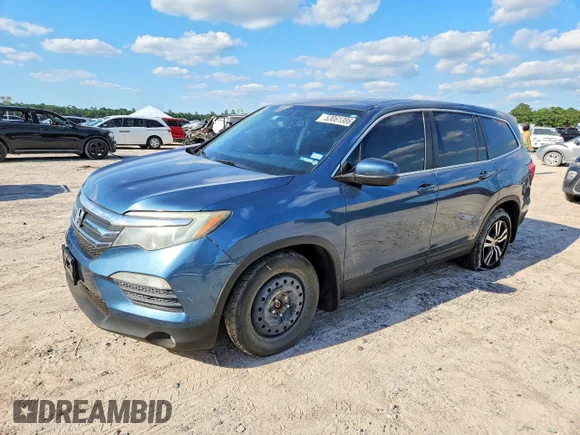 ✅ 2016 Honda Pilot EX-L • VIN: 5FNYF5H5XGB016278 • Лот: 53061386. Опубліковано раніше на Copart з пробігом 116 993 миль. Безкоштовний доступ до архіву аукціонних продажів зі США та докладний звіт про історію автомобіля на DreamBid. Зображення 1.