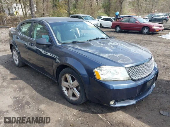 ✅ 2008 Dodge Avenger SXT • VIN: 1B3LC56R38N691998 • Лот: 44883426. Опубліковано раніше на IAAI з пробігом 123 712 миль. Безкоштовний доступ до архіву аукціонних продажів зі США та докладний звіт про історію автомобіля на DreamBid. Зображення 1.