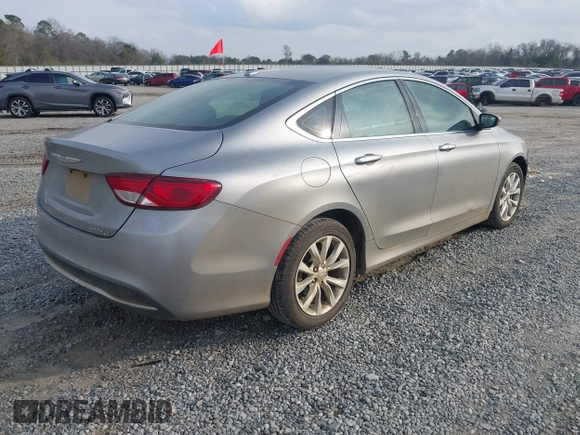 ✅ 2015 Chrysler 200 C • VIN: 1C3CCCCB5FN708232 • Lot: 44117716. Listed on IAAI with 167,750 mi. Free auction sales archive from the USA and detailed vehicle history report at DreamBid. Image 4.