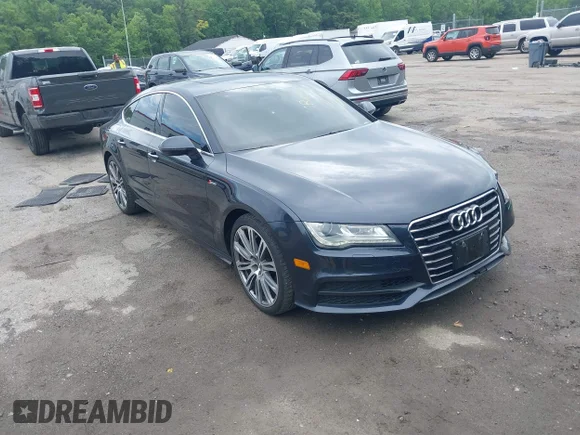 ✅ 2013 Audi A7 Prestige • VIN: WAU2GAFC1DN136526 • Lot: 42658114. Listed on IAAI with 142,081 mi. Free auction sales archive from the USA and detailed vehicle history report at DreamBid. Image 1.