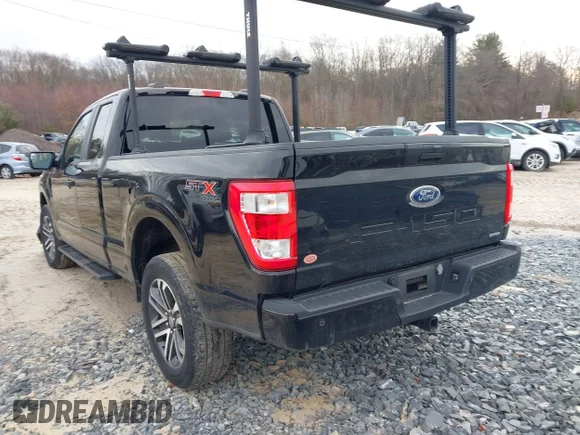 ✅ 2023 Ford F-150 XL • VIN: 1FTEX1EP8PKE39989 • Lot: 44104263. Listed on IAAI with 44,957 mi. Free auction sales archive from the USA and detailed vehicle history report at DreamBid. Image 3.