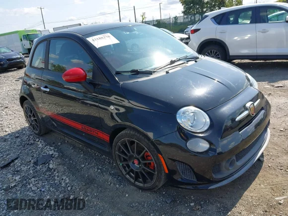 ✅ 2013 FIAT 500 Abarth • VIN: 3C3CFFFH5DT627589 • Лот: 43188278. Опубліковано раніше на IAAI з пробігом 47 178 миль. Безкоштовний доступ до архіву аукціонних продажів зі США та докладний звіт про історію автомобіля на DreamBid. Зображення 1.
