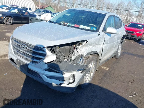 ✅ 2018 Hyundai Tucson SE • VIN: KM8J2CA43JU768207 • Lot: 43960605. Wystawiony na IAAI z przebiegiem 153 488 mil. Bezpłatny archiwum sprzedaży aukcyjnych z USA i szczegółowy raport historii pojazdu na DreamBid. Zdjęcie 2.