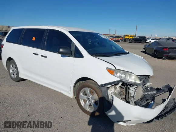 ✅ 2020 Toyota Sienna L • VIN: 5TDZZ3DC3LS049083 • Lot: 43944004. Listed on IAAI with 137,870 mi. Free auction sales archive from the USA and detailed vehicle history report at DreamBid. Image 1.
