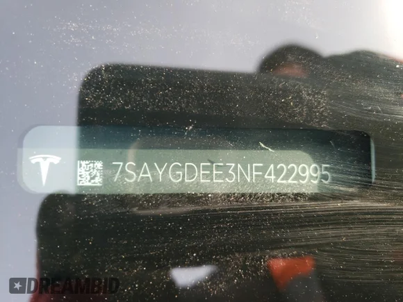 ✅ 2022 Tesla Model Y Long Range • VIN: 7SAYGDEE3NF422995 • Лот: 71570852. Опубликован ранее на Copart с пробегом 11 198 миль. Бесплатный доступ к архиву аукционных продаж из США и подробный отчёт об истории автомобиля на DreamBid. Изображение 12.