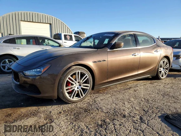✅ 2017 Maserati Ghibli S • VIN: ZAM57RSA4H1213580 • Лот: 74406815. Опубліковано раніше на Copart з пробігом 90 804 миль. Безкоштовний доступ до архіву аукціонних продажів зі США та докладний звіт про історію автомобіля на DreamBid. Зображення 1.