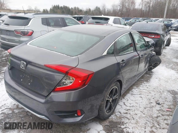✅ 2021 Honda Civic LX • VIN: 2HGFC2F64MH508015 • Lot: 43959305. Wystawiony na IAAI z przebiegiem 49 038 mil. Bezpłatny archiwum sprzedaży aukcyjnych z USA i szczegółowy raport historii pojazdu na DreamBid. Zdjęcie 4.