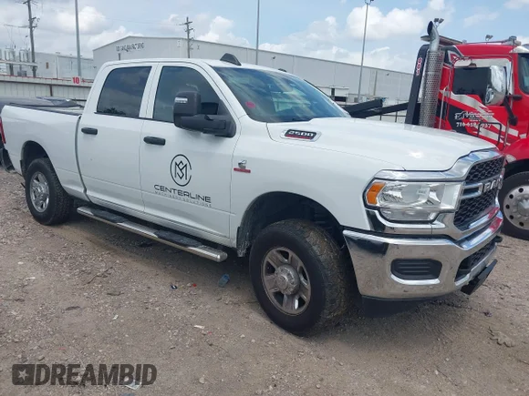 ✅ 2024 Ram 2500 Tradesman • VIN: 3C6UR5CL0RG237341 • Lot: 44872272. Listed on IAAI with 53,480 mi. Free auction sales archive from the USA and detailed vehicle history report at DreamBid. Image 1.