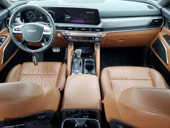 ✅ 2025 Kia Telluride SX-Prestige X-Line • VIN: 5XYP5DGC7SG575328 • Lot: 92748665. Listed on Copart with 14,063 mi. Free auction sales archive from the USA and detailed vehicle history report at DreamBid. Image 8.