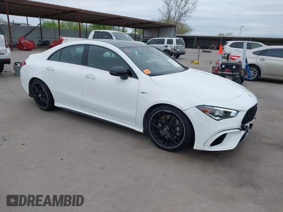 ✅ 2023 Mercedes-Benz CLA 45 AMG • VIN: W1K5J5DB9PN350452 • Лот: 44730239. Опубликован ранее на IAAI с пробегом 13 871 миль. Бесплатный доступ к архиву аукционных продаж из США и подробный отчёт об истории автомобиля на DreamBid. Изображение 1.