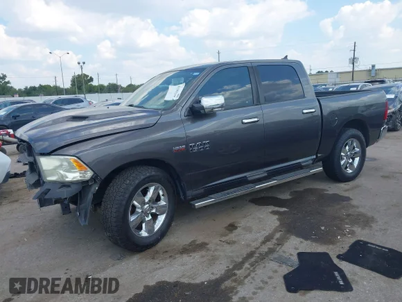 ✅ 2017 Ram 1500 Lone Star • VIN: 1C6RR6LT1HS533035 • Лот: 43353105. Опубликован ранее на IAAI с пробегом 114 000 миль. Бесплатный доступ к архиву аукционных продаж из США и подробный отчёт об истории автомобиля на DreamBid. Изображение 2.