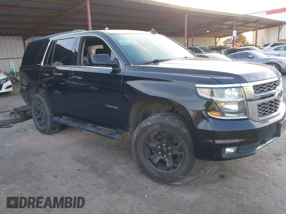 ✅ 2020 Chevrolet Tahoe LT • VIN: 1GNSKBKC9LR297167 • Lot: 44807119. Listed on IAAI with Not provided. Free auction sales archive from the USA and detailed vehicle history report at DreamBid. Image 1.