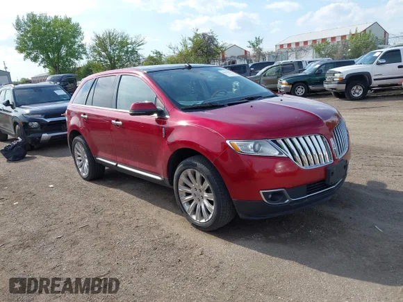 ✅ 2013 Lincoln MKX • VIN: 2LMDJ8JK0DBL13678 • Lot: 45051608. Listed on IAAI with 165,073 mi. Free auction sales archive from the USA and detailed vehicle history report at DreamBid. Image 1.