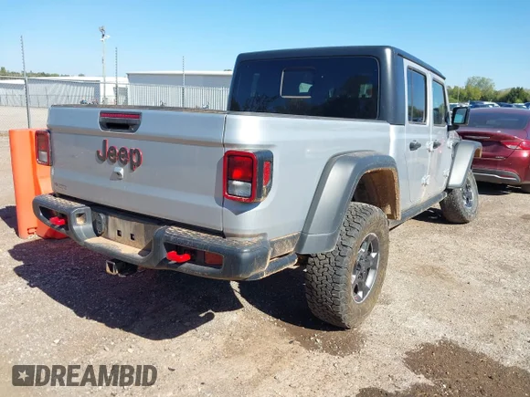 ✅ 2023 Jeep Gladiator Rubicon • VIN: 1C6JJTBG6PL517865 • Lot: 43453567. Wystawiony na IAAI z przebiegiem 45 750 mil. Bezpłatny archiwum sprzedaży aukcyjnych z USA i szczegółowy raport historii pojazdu na DreamBid. Zdjęcie 4.