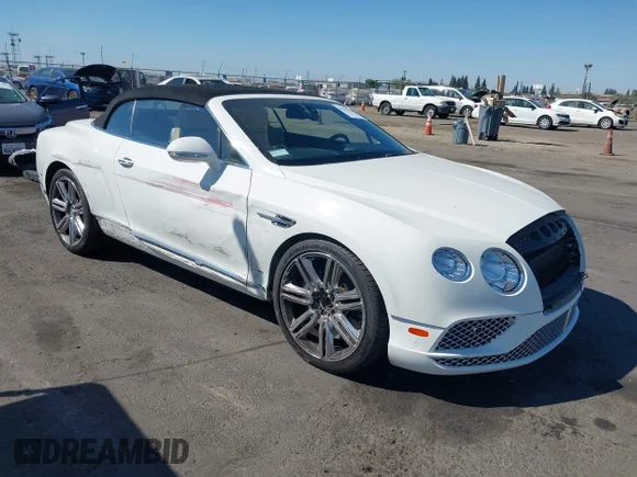 ✅ 2016 Bentley Continental GT W12 • VIN: SCBGU3ZA8GC054352 • Lot: 43292224. Listed on IAAI with 18,507 mi. Free auction sales archive from the USA and detailed vehicle history report at DreamBid. Image 1.