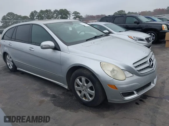 ✅ 2006 Mercedes-Benz R 3.5L • VIN: 4JGCB65E96A023581 • Lot: 43761828. Wystawiony na IAAI z przebiegiem 146 794 mil. Bezpłatny archiwum sprzedaży aukcyjnych z USA i szczegółowy raport historii pojazdu na DreamBid. Zdjęcie 1.
