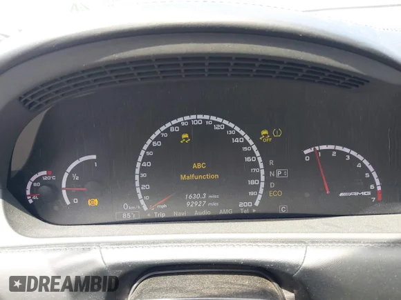 ✅ 2011 Mercedes-Benz CL 63 AMG • VIN: WDDEJ7EB2BA028049 • Лот: 43046635. Опубликован ранее на IAAI с пробегом 92 927 миль. Бесплатный доступ к архиву аукционных продаж из США и подробный отчёт об истории автомобиля на DreamBid. Изображение 7.