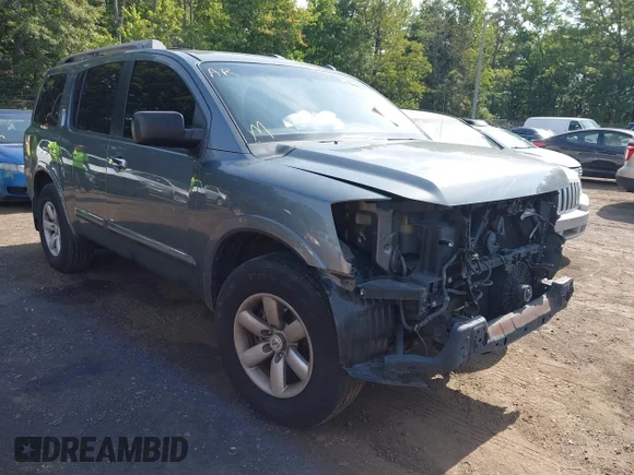 ✅ 2015 Nissan Armada SV • VIN: 5N1BA0ND4FN620763 • Lot: 42950065. Wystawiony na IAAI z przebiegiem 73 263 mil. Bezpłatny archiwum sprzedaży aukcyjnych z USA i szczegółowy raport historii pojazdu na DreamBid. Zdjęcie 1.