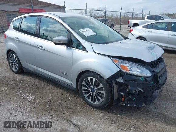 ✅ 2017 Ford C-Max Titanium • VIN: 1FADP5FU3HL110447 • Lot: 44859719. Wystawiony na IAAI z przebiegiem 78 488 mil. Bezpłatny archiwum sprzedaży aukcyjnych z USA i szczegółowy raport historii pojazdu na DreamBid. Zdjęcie 1.