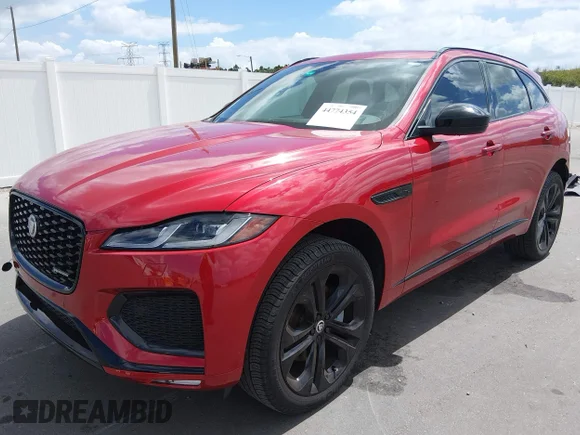 ✅ 2024 Jaguar F-Pace R-Dynamic S • VIN: SADCT2EX3RA723360 • Lot: 44774354. Listed on IAAI with 17,828 mi. Free auction sales archive from the USA and detailed vehicle history report at DreamBid. Image 2.