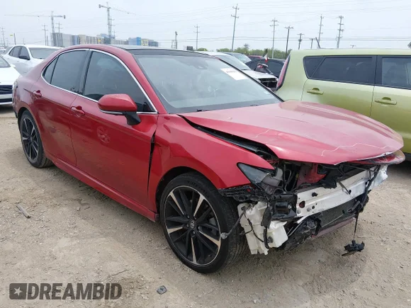 ✅ 2019 Toyota Camry XSE • VIN: 4T1BZ1HK8KU028615 • Lot: 45049843. Listed on IAAI with 114,169 mi. Free auction sales archive from the USA and detailed vehicle history report at DreamBid. Image 1.
