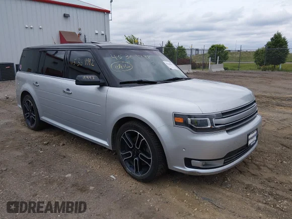 ✅ 2015 Ford Flex Limited • VIN: 2FMHK6DT6FBA03136 • Lot: 45369992. Wystawiony na IAAI z przebiegiem 153 118 mil. Bezpłatny archiwum sprzedaży aukcyjnych z USA i szczegółowy raport historii pojazdu na DreamBid. Zdjęcie 1.