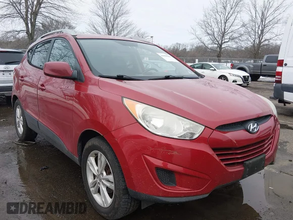 ✅ 2011 Hyundai Tucson Limited • VIN: KM8JU3AC2BU244100 • Lot: 44406384. Listed on IAAI with 158,918 mi. Free auction sales archive from the USA and detailed vehicle history report at DreamBid. Image 1.